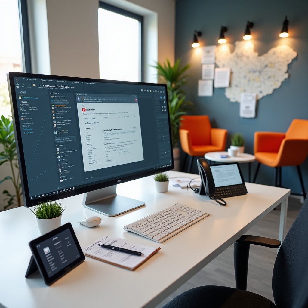 Modern communication channels and contact methods for energy education platform